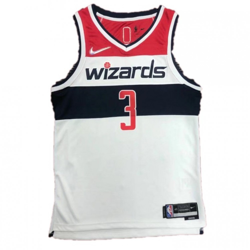 Men's Washington Wizards Bradley Beal #3 White 21/22 Swingman NBA Jersey - Association Edition-Pro Kit Vault | Brand New 26/27 Sports Jerseys